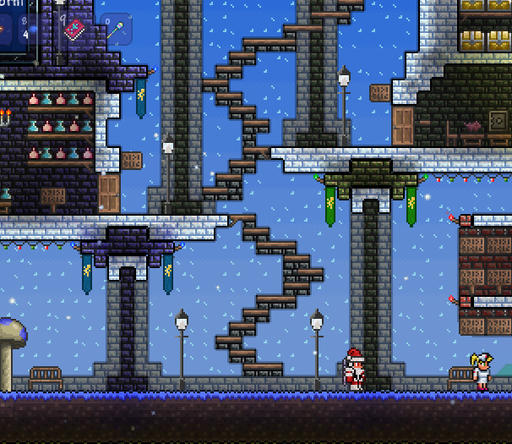 Terraria -         2D Forts! PVP в Terraria.